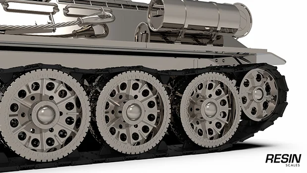 T-34-85 Soviet medium tank 1:35 scale resin kit